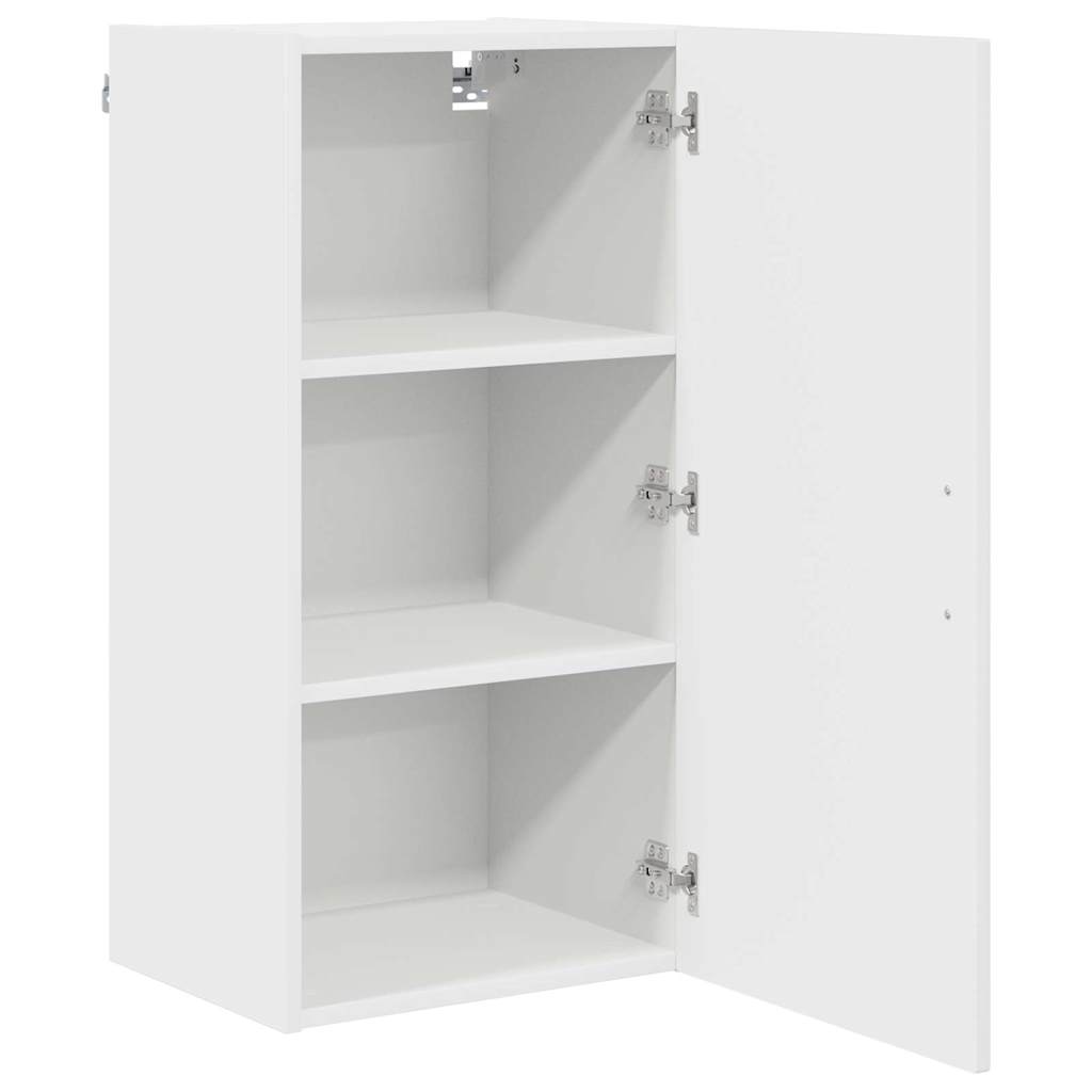 Kitchen Wall Cabinet with Door High Gloss White 40 x 31 x 80 cm